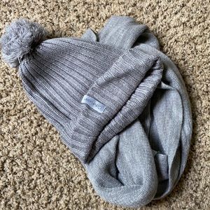 Calvin Klein hat and infinity scarf